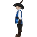 Detský kostým Mušketier - modrý