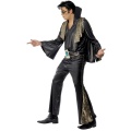 Kostým Elvis - čierno-zlatý