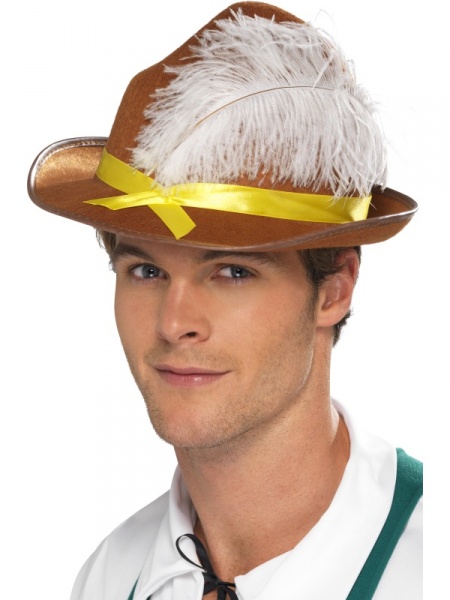 Bavorský klobúk - hnedý