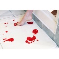 Kúpeľňová predložka - krvavé stopy