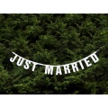 Závesný nápis " Just married"