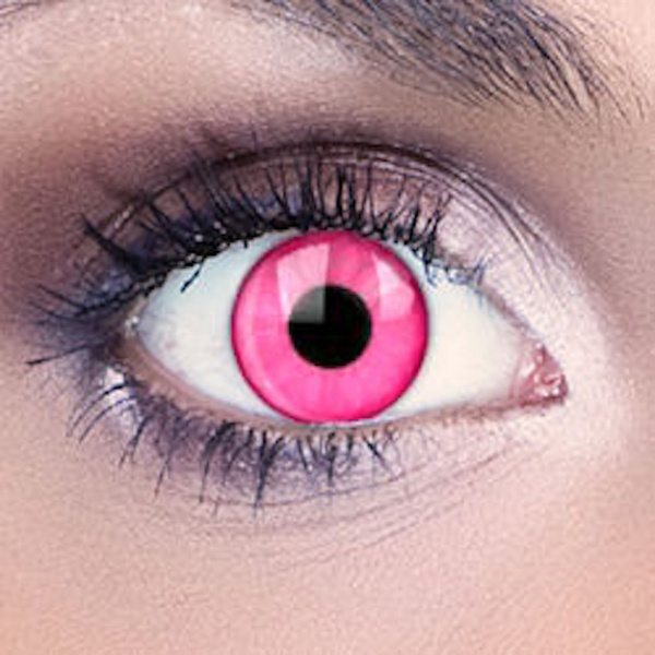 Kontaktné UV šošovky - rúžová